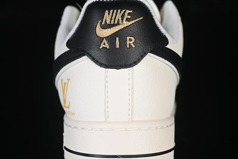 All categories Nk Air Force 1 Air Force series Nk Air Force 1 Low Air Force low-top Nike Air Force 1'07 Low LV joint black and white gold Air Force 1 low-top casual sneakers XX3168-158